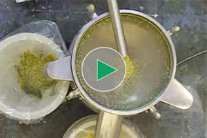 sifting masterbatch granules